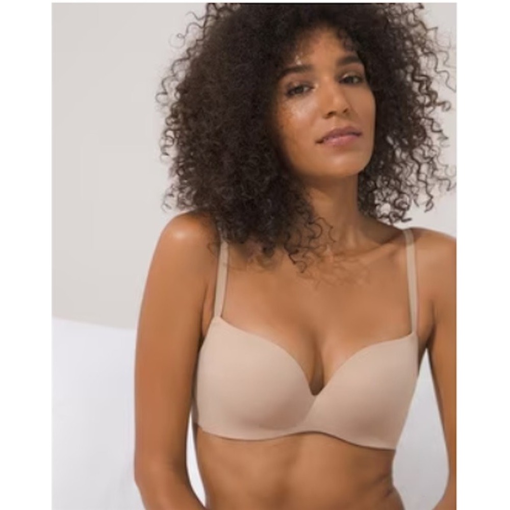 NWOTD Soma 34DD Enbliss Lifting Demi Underwire Bra Beige 123942